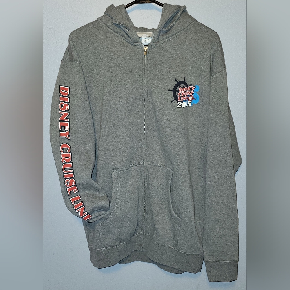 Hooded  Zip Sweatshirt Jacket Disney Cruise Line 2015